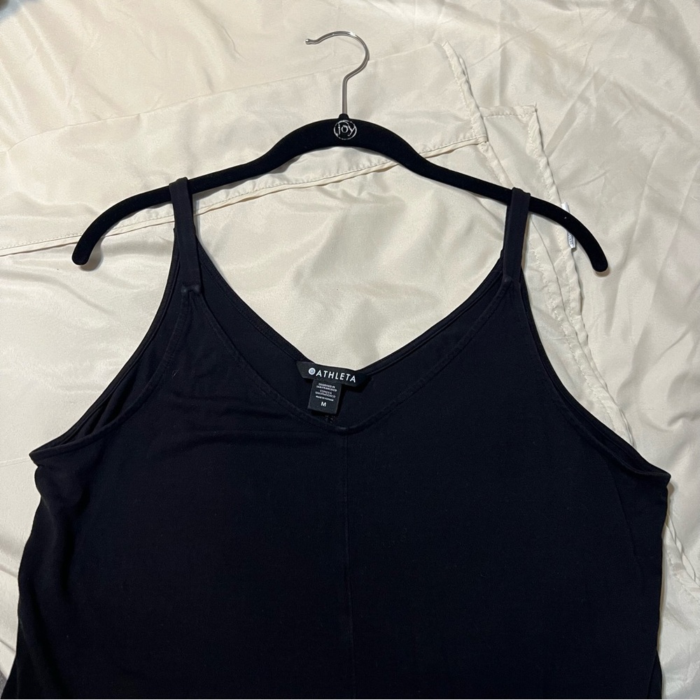 Athleta Black Jumpsuit Wide Leg Size Medium - Picture 5 of 8